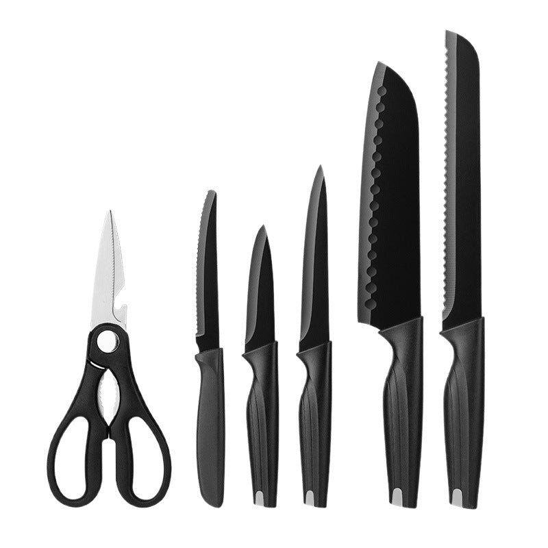 Stainless Steel Kitchen Knife Set with PP Handle
