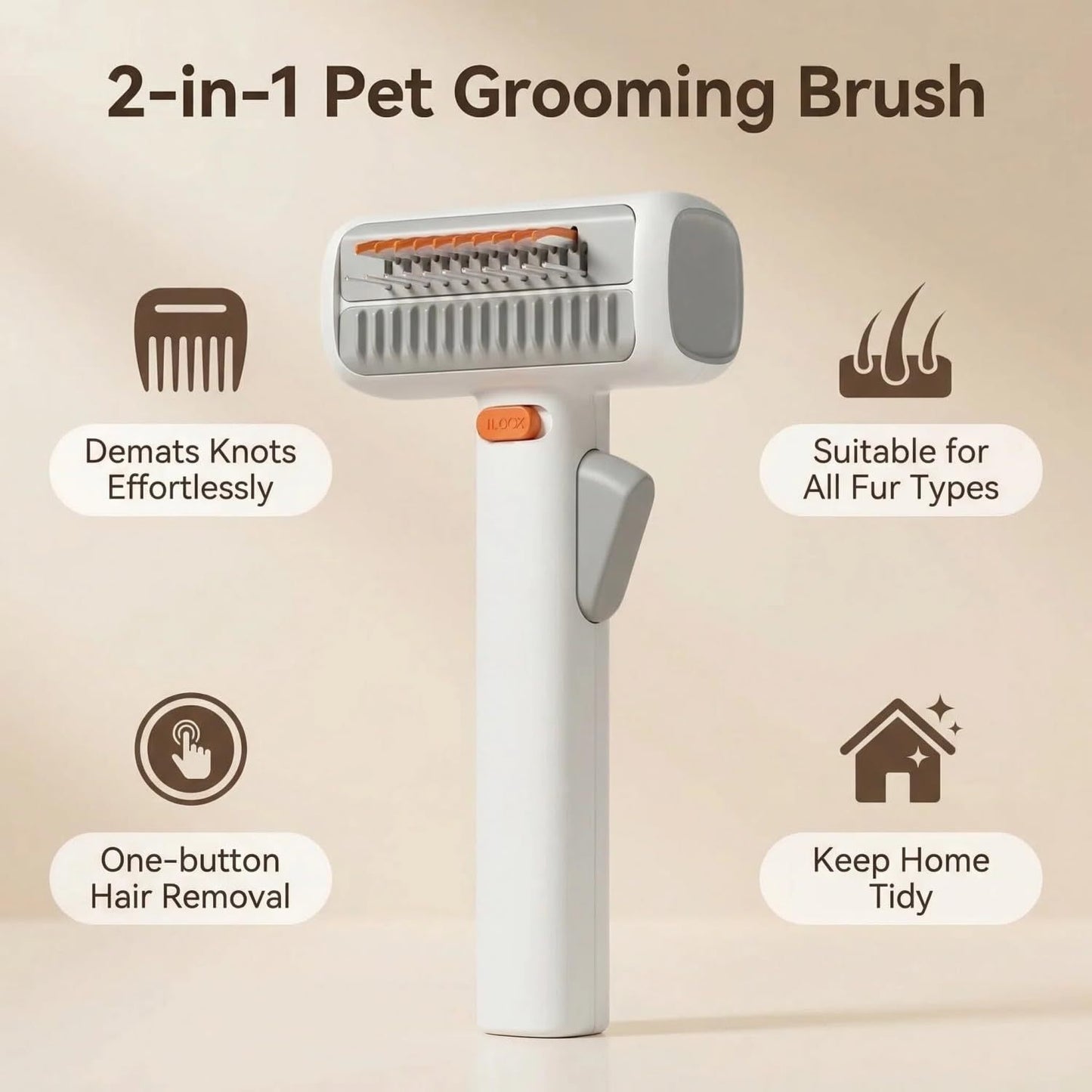 Gravity Detangling Comb for Pets
