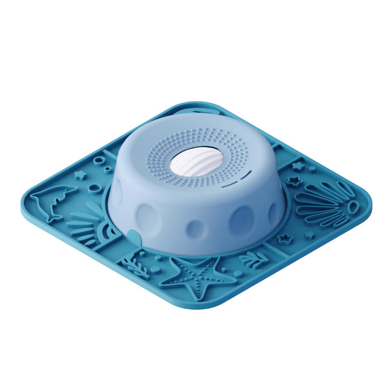 Non-slip pet licking bowl
