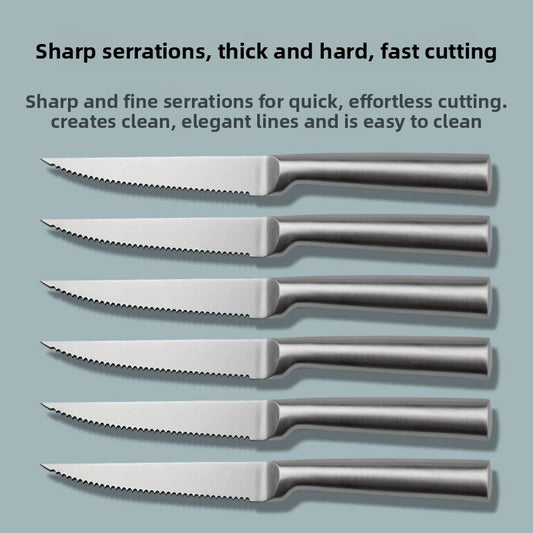 Hollow Handle Stainless Steel Serrated Steak Knife