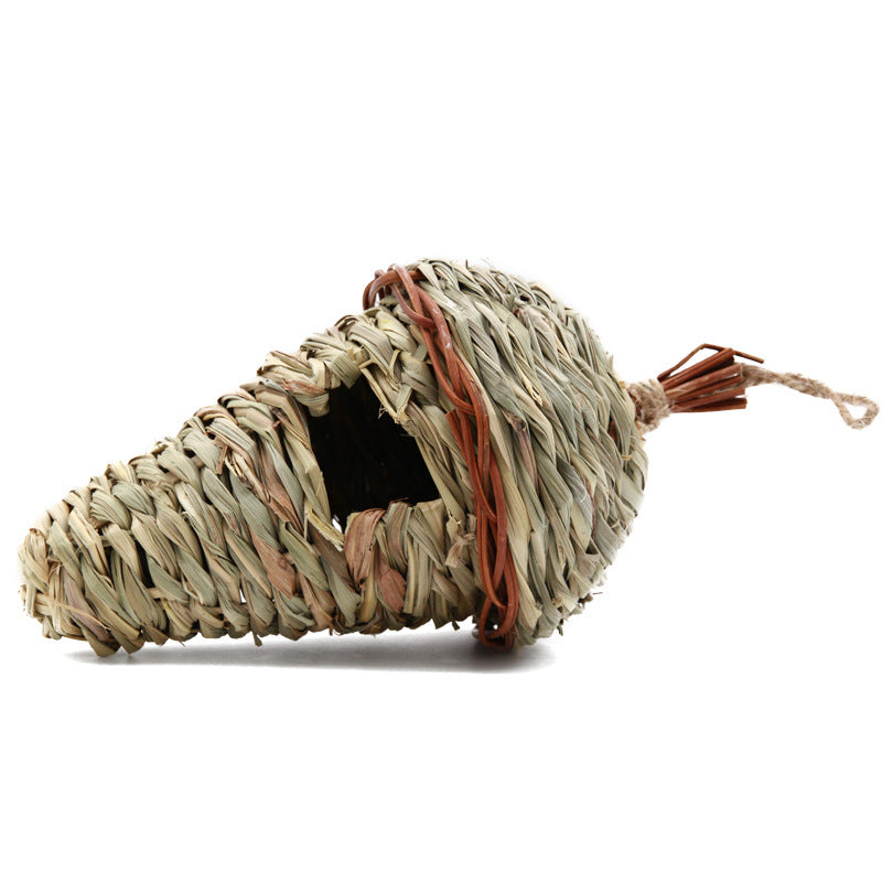 Handwoven Straw Bird?s Nest