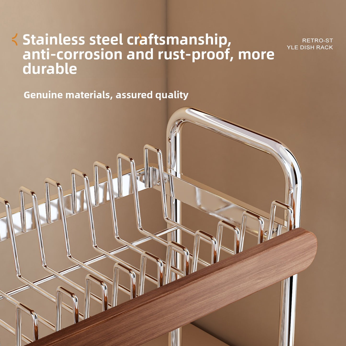 Stainless Steel Dish Drainer Storage Rack