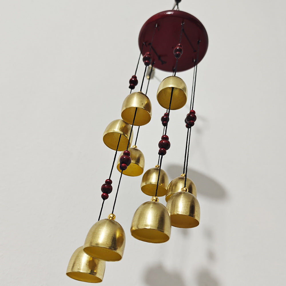Rotating Metal Wind Chime Decoration