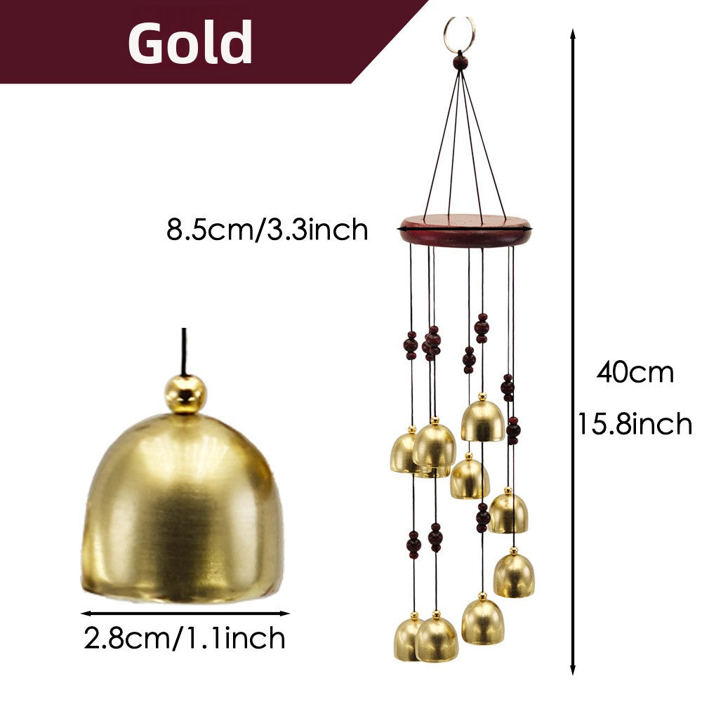 Rotating Metal Wind Chime Decoration