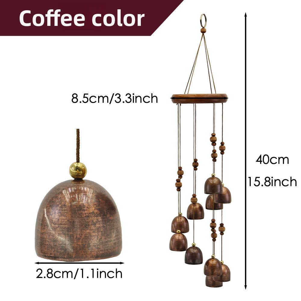 Rotating Metal Wind Chime Decoration
