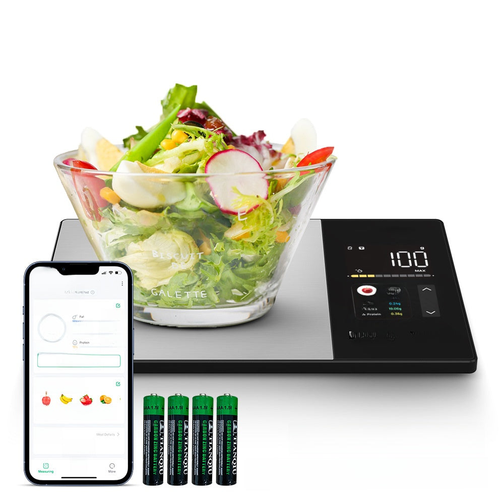 Smart Color Screen Electronic Kitchen Scale with Nutritional Tracking