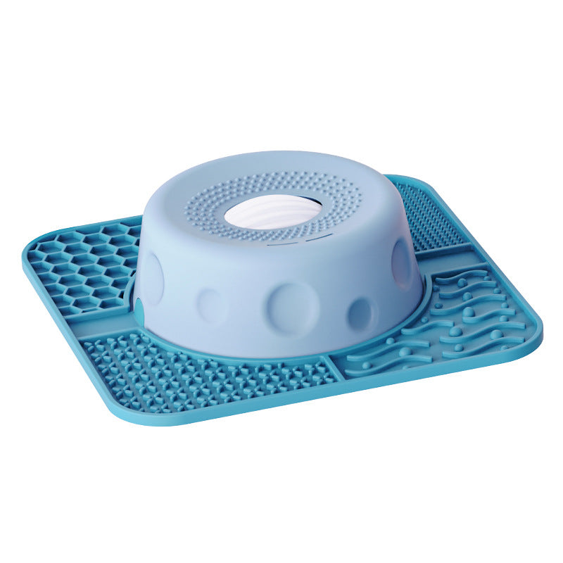 Non-slip pet licking bowl