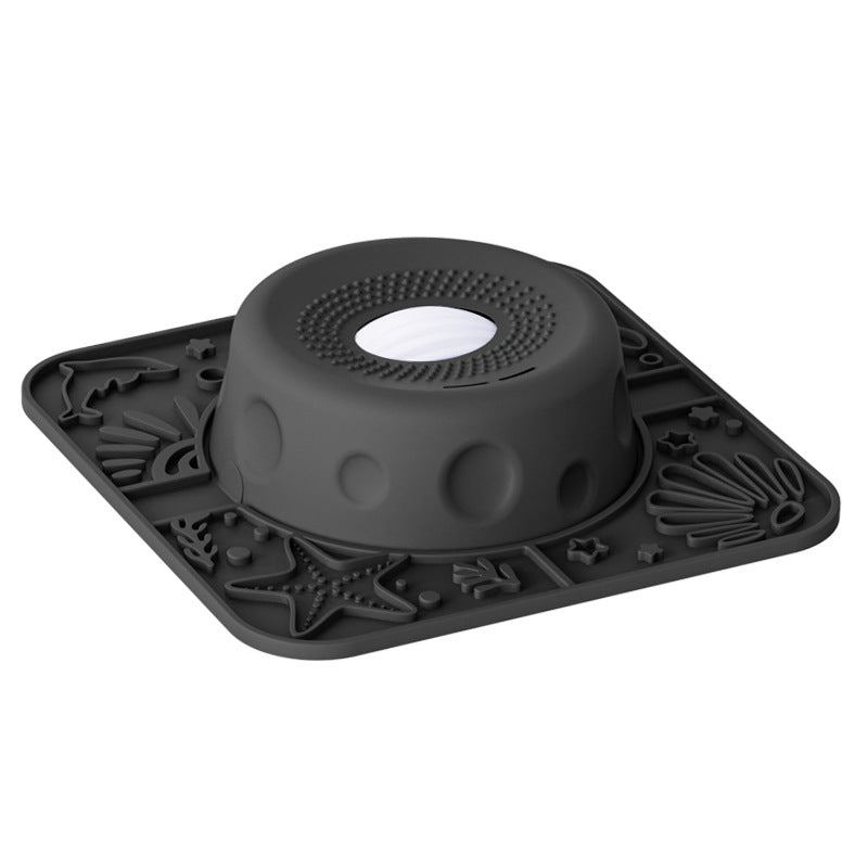 Non-slip pet licking bowl